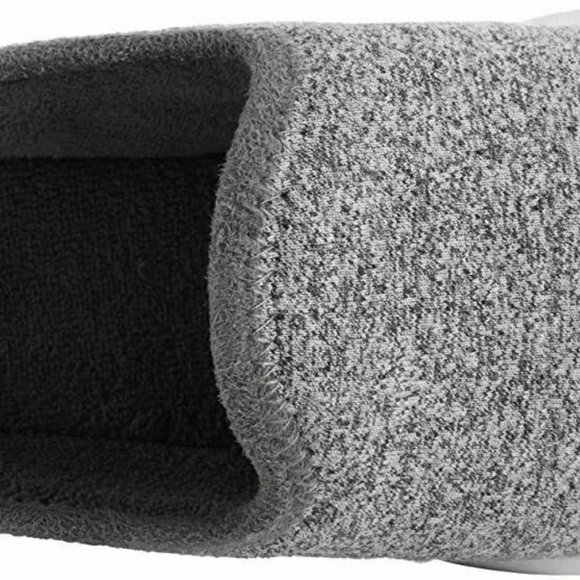 Isotoner Men's Zenz Sport Indoor/Outdoor Knit Slippers, Ash, Size 8 - Picture 3 of 6